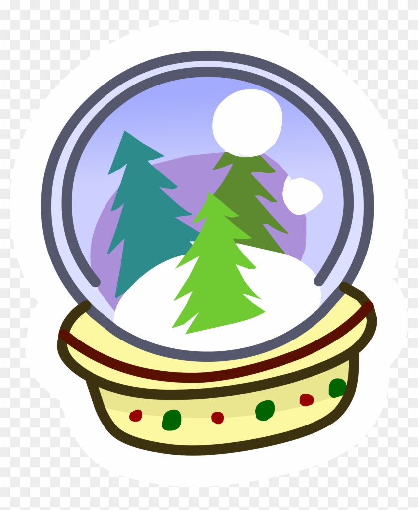Snow Globe Pin - Christmas Tree #1147092