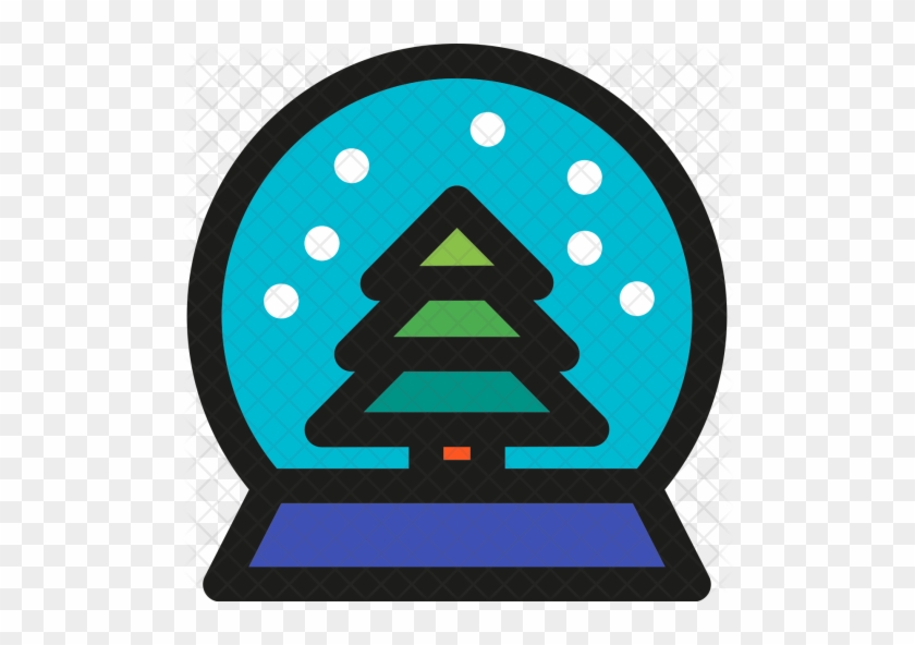 Snow, Globe Icon - Circle #1147122