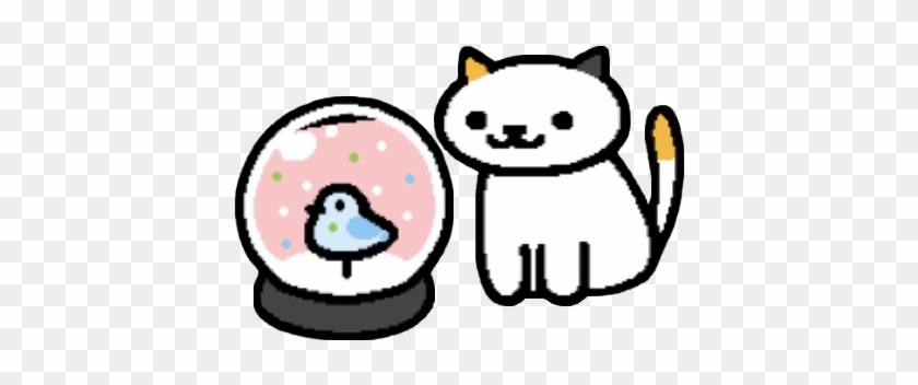 Dottie With The Snow Globe - Neko Atsume Cats Peaches #1147144