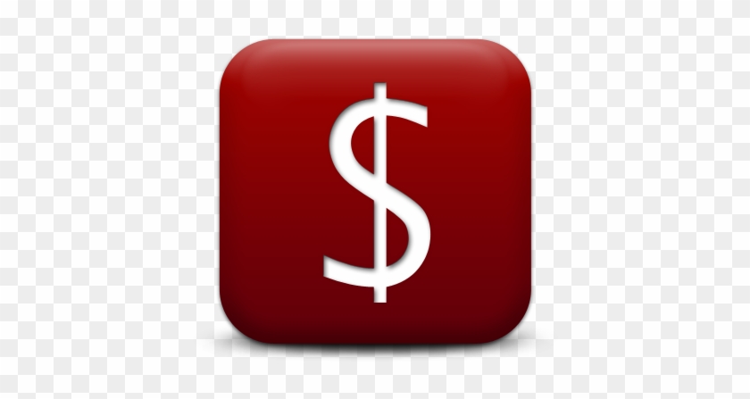 Black Dollar Sign Icon Clipart - Icon #1147297