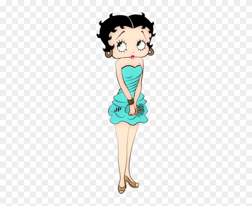 Betty Boop, Divas, Hold On, Pin Up Cartoons, Board - Betty Boop - Red Dress Cardboard Stand-up #1147309