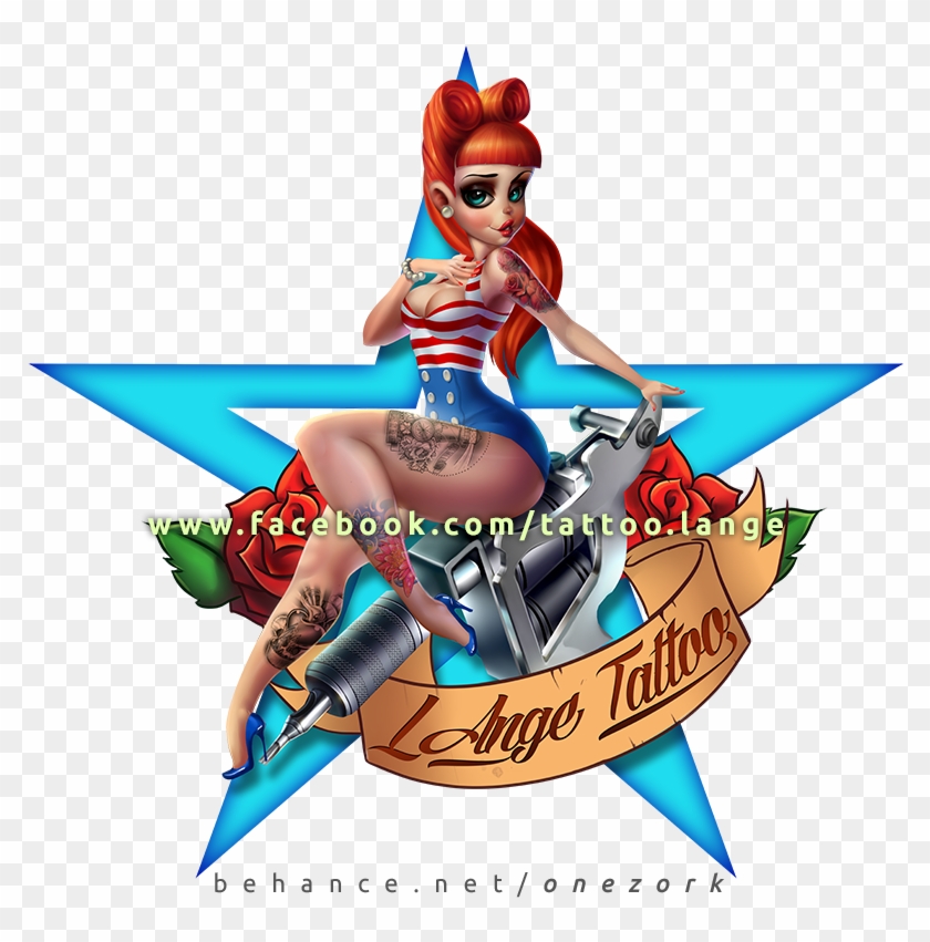 Tattoo Pinup By Thezork - Fantasy Tattooed Pin Ups Art #1147325