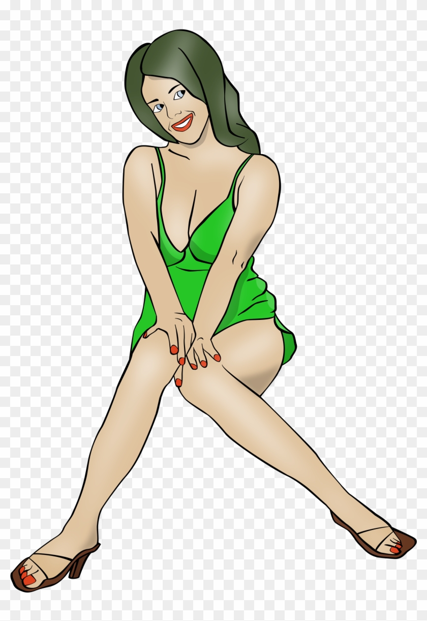 Big Image - Cartoon Sexy Woman Png #1147340