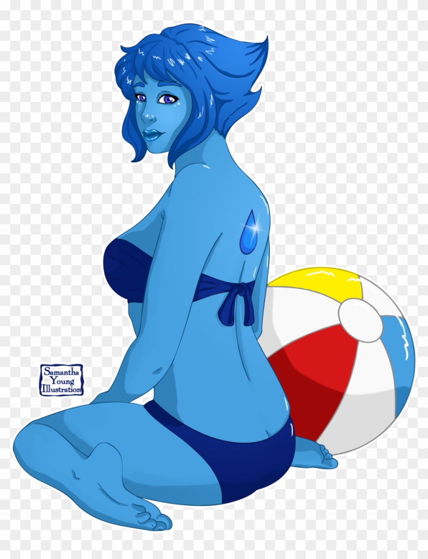 Samyoungillustration Lapis Lazuli Pin-up By Samyoungillustration - Su Sexy Lapis Lazuli Fanart #1147358