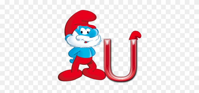 Free Alphabet, Smurf Alphabet, A-z, Png Graphics, Letter - Smurfs The Four Smurftastic Episodes Dvd #1147392