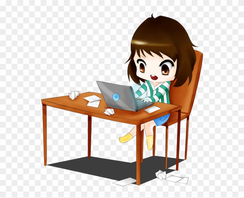 Working Hard By Arzupie - Animation For Table Work #1147460