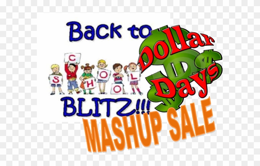 Back To School Blitz With Dollar Days - Cartoon #1147463
