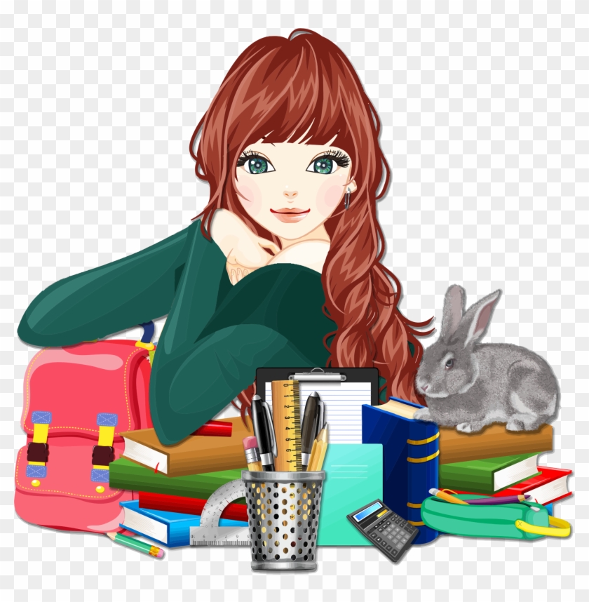 Girl With Rabbit 2 - Imagenes En Png Gratis #1147497