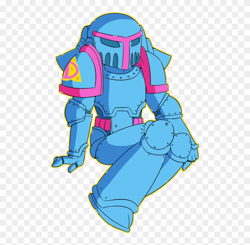 Pin Up Space Marine - Cartoon #1147496