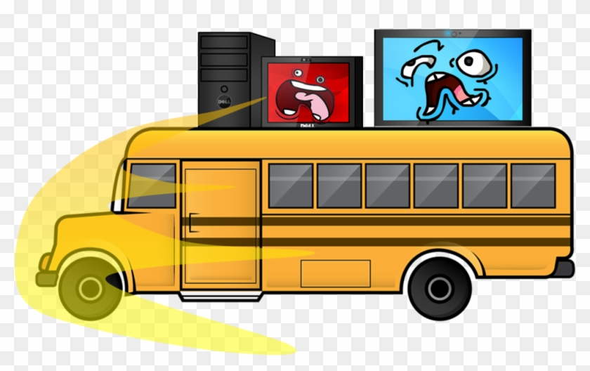 Bus By Piggy Ham Bacon - School Bus #1147510