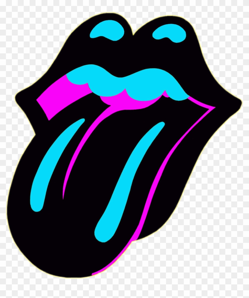 Clipart Cool - Pop Art Rolling Stones Lips #1147669