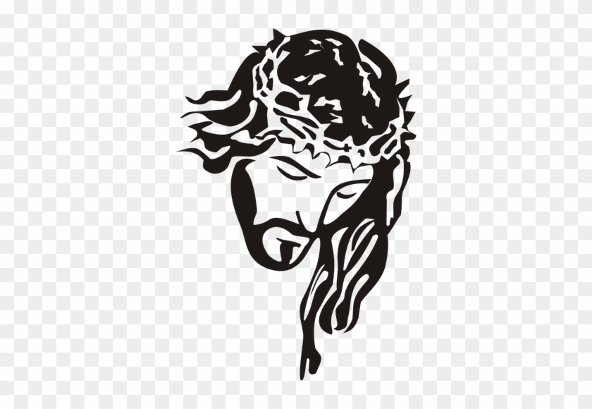 Jesus Christ Stencil Art Public Domain Vectors Rh Publicdomainvectors - Jesus Vector #1147713