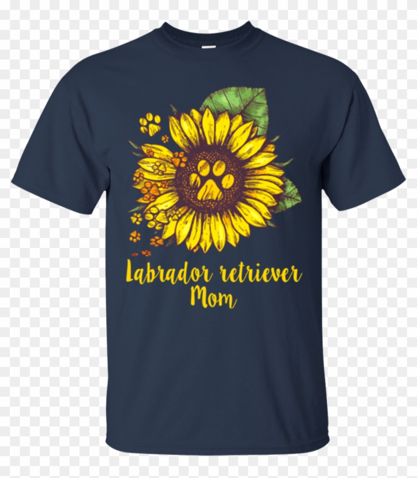 Labrador Retriever Mom Sunflower Shirt - T-shirt #1147764