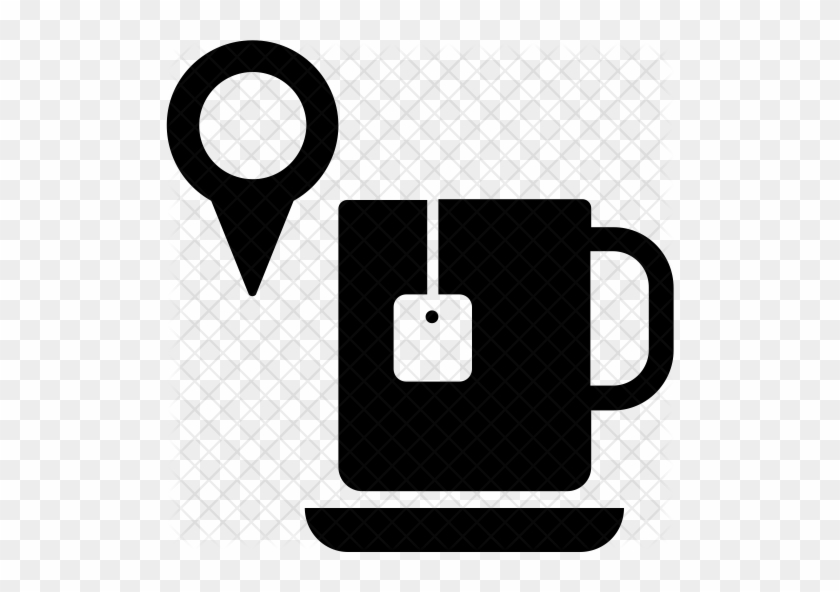 Coffee Shop Location Icon - Cafe #1147980