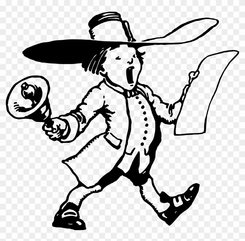 Big Image - Town Crier Clip Art #1147992