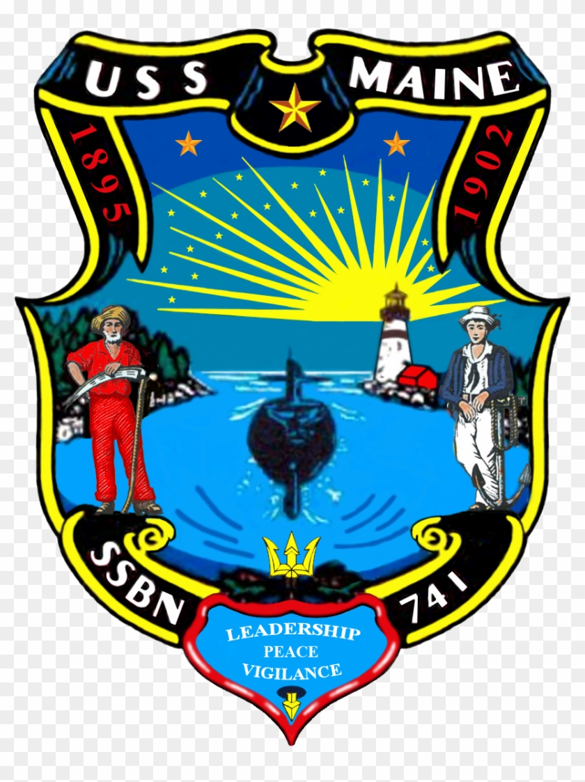 Town Motto - Rumford - Uss Maine Ssbn 741 #1148031