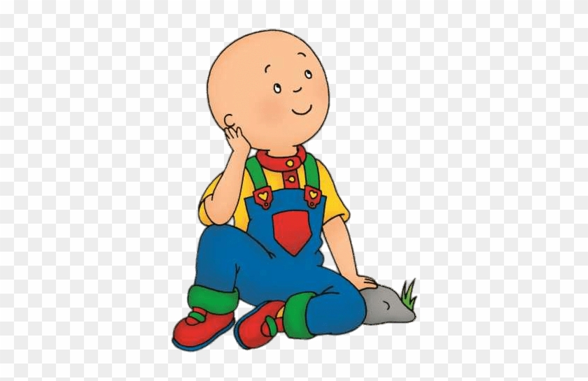 Caillou Daydreaming Transparent Png - Caillou Png #1148084