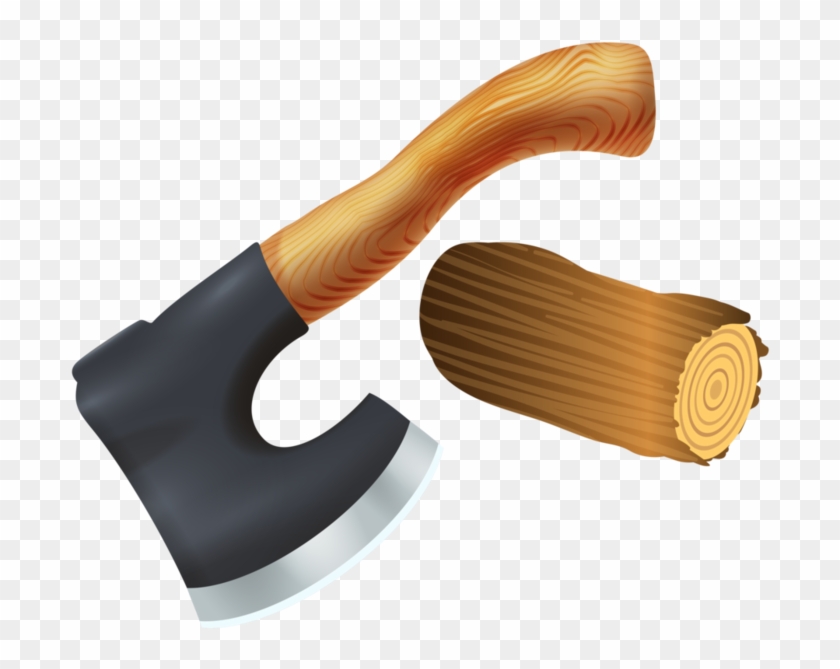 Firewood Clip Art - Axe #1148114