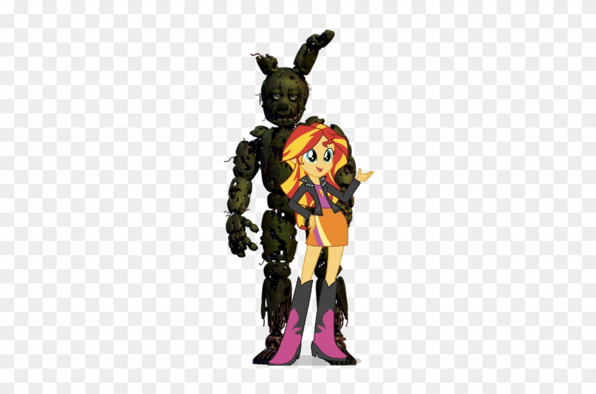 Spring Trap Y Sunset Shimmer By Supernathan10002 - Spring Trap Full Body #1148248
