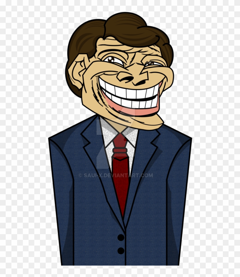 Meme Face News Anchor By Saui-x - Clip Art #1148348