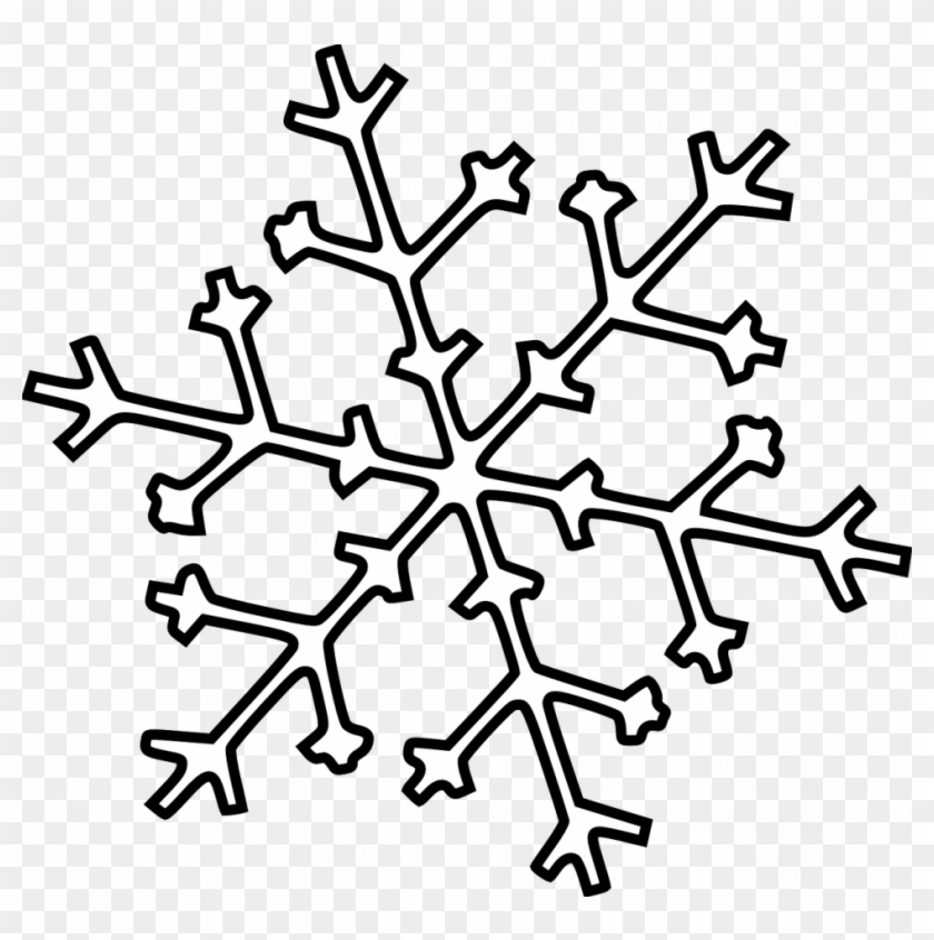 Coloring Pages Dazzling Coloring Pages Draw A Snowflake - Snowflake Outline Clip Art #1148367
