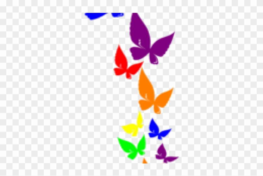 Rainbow Butterfly Clipart Cartoon - Clip Art - Free Transparent PNG Clipart  Images Download