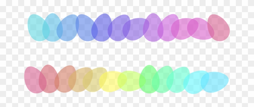 Eggs Chain, Easter, Colorful - Easter #1148468
