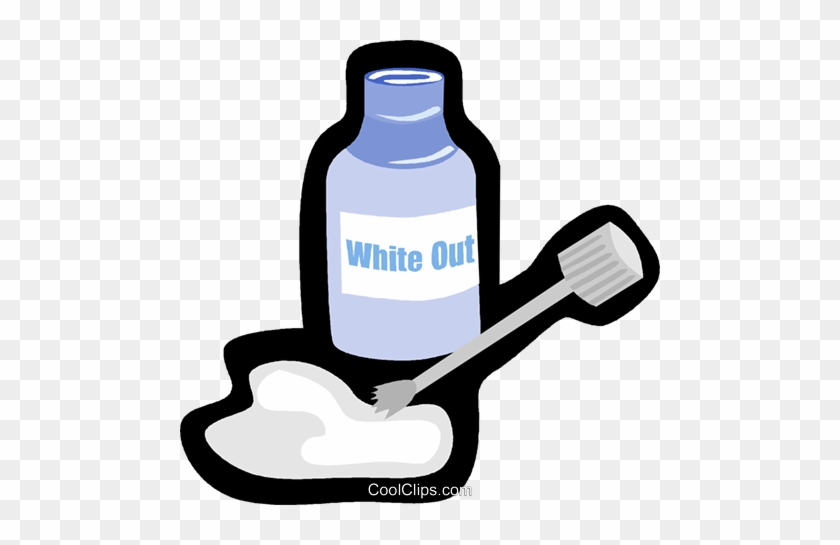 White Out, Stationary Royalty Free Vector Clip Art - Whiteout Clipart #1148473