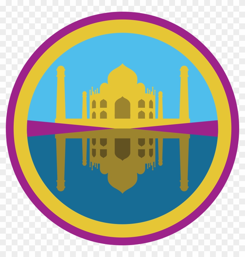 Taj Mahal Badge - Circle #1149161