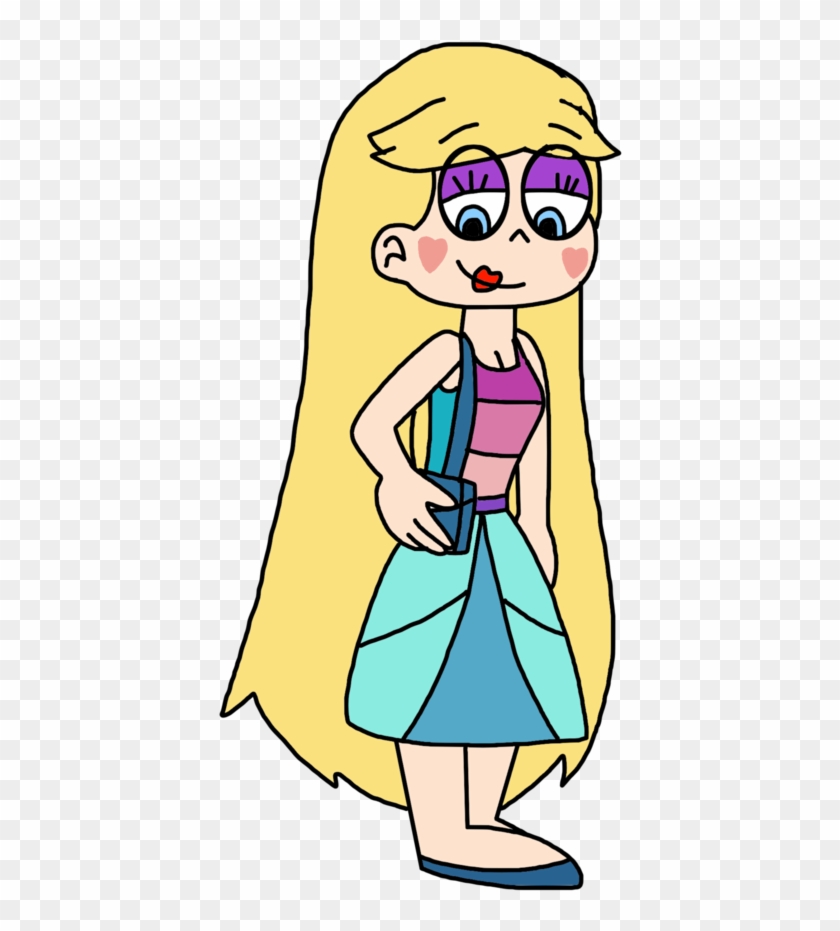 Star Butterfly As Young Adult By Marcospower1996 - Transparent Star Butterfly Ponytail #1149176