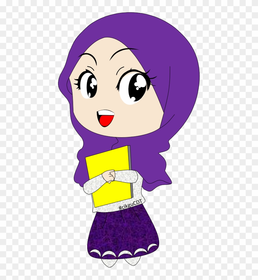Islamic Art Drawing Cartoon Clip Art - Hijab Kid Cartoon #1149188