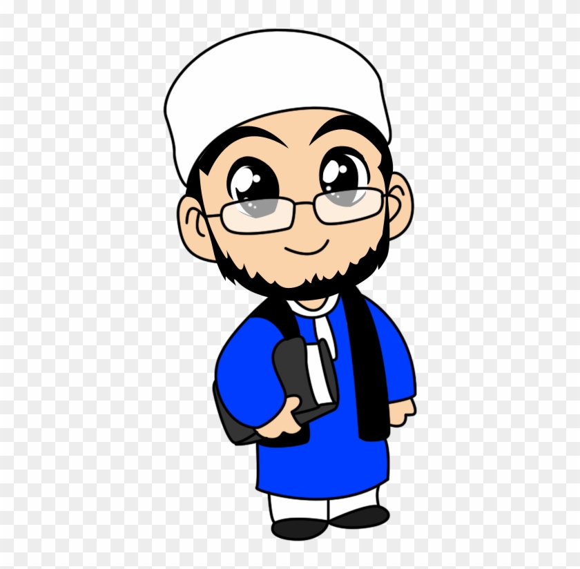 Freebies Doodle Hari Guru - Muslim Animation #1149191