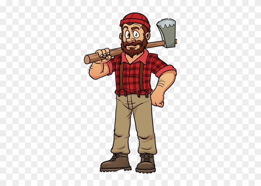 Paul Bunyan Clipart - Cartoon Lumberjack #1149209