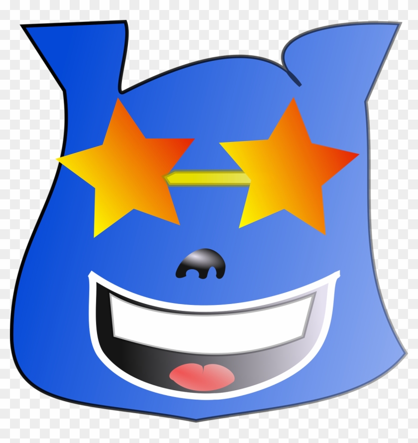 Star Cartoon Funny Face Png Image - Clip Art #1149323