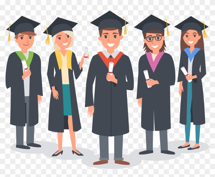 12 Projectile Vectors Student - Students Graduating Clipart #1149349