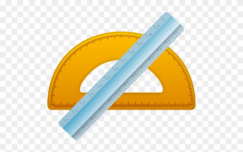 Compass Clipart School - Ruler Protractor #1149402