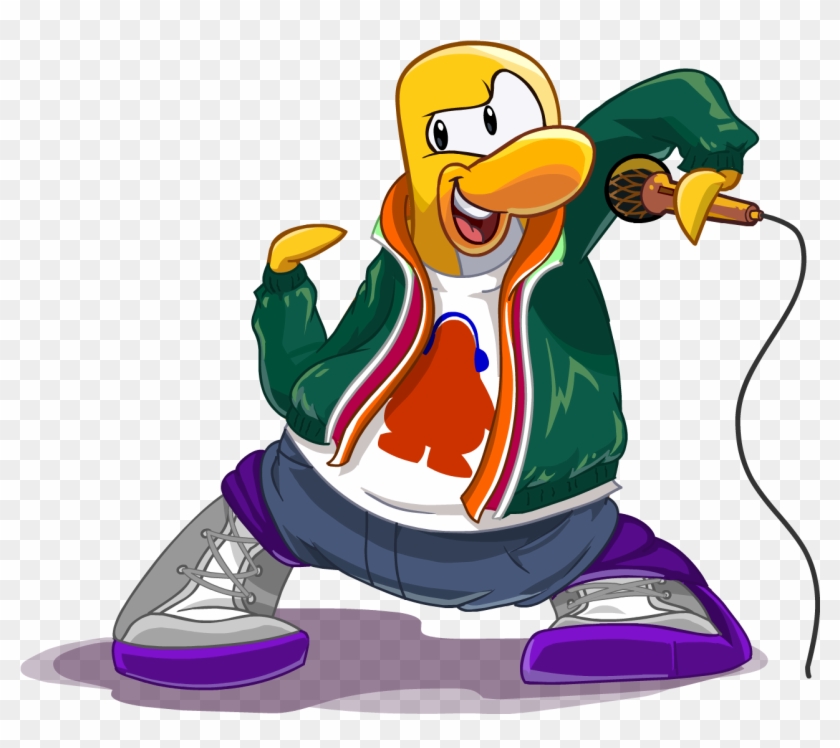 Rock Band Clipart Penguin - Club Penguin Penguin Band Bob #1149424