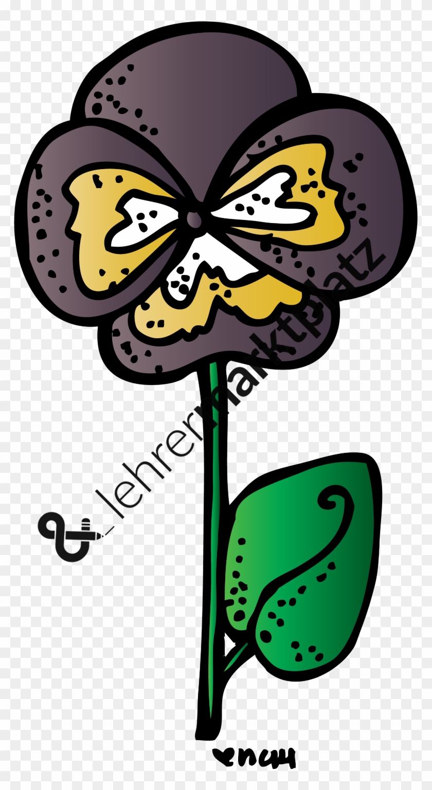 Blumen Biologie, Daz / Daf, Deutsch, Englisch, Lehreralltag, - Clip Art #1149668