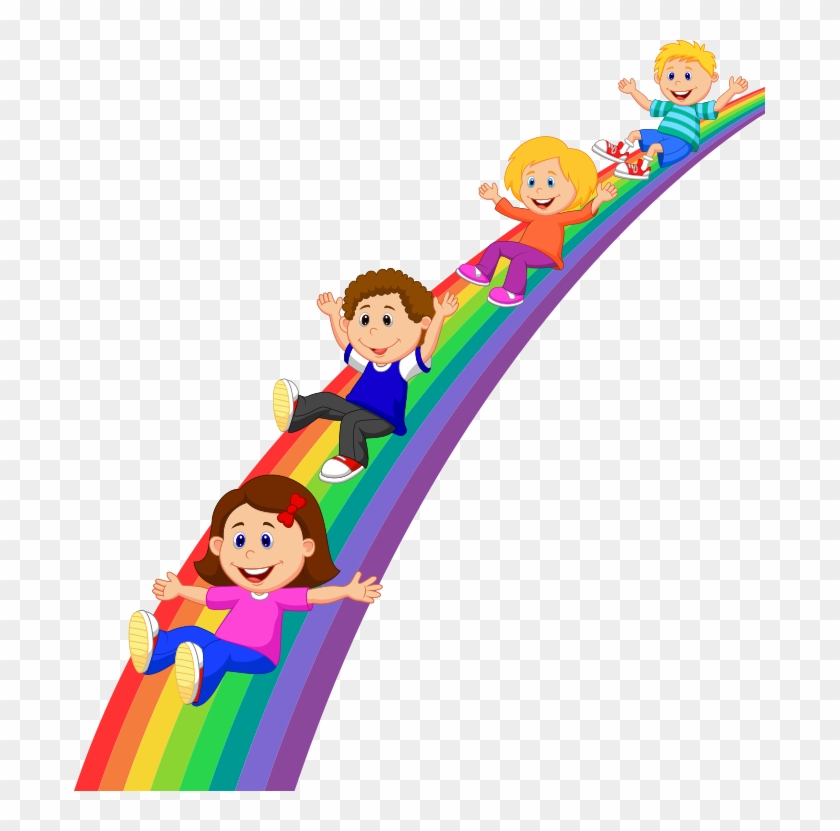 Rainbow Child Cartoon Illustration - Rainbow Child #1149712
