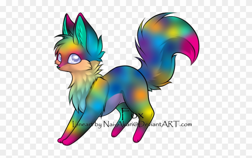 12 Point Rainbow Fox Adopt By - Rainbow Fox #1149829