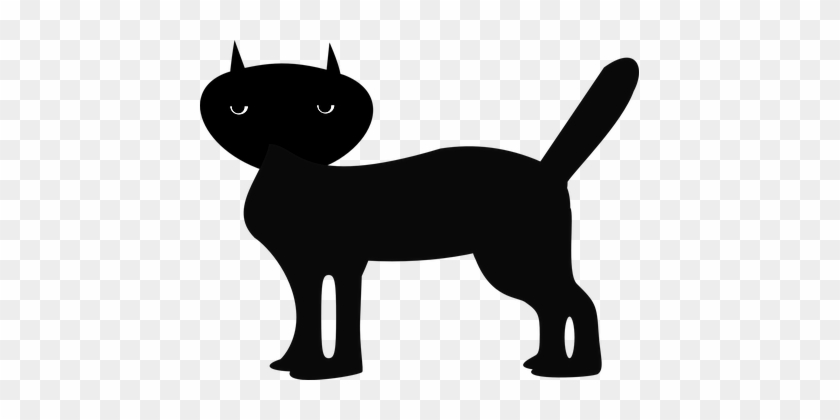 Black Cat, Animal, Feline, Tabby, Evil - Ảnh Mèo Hoạt Hình Động #1149926