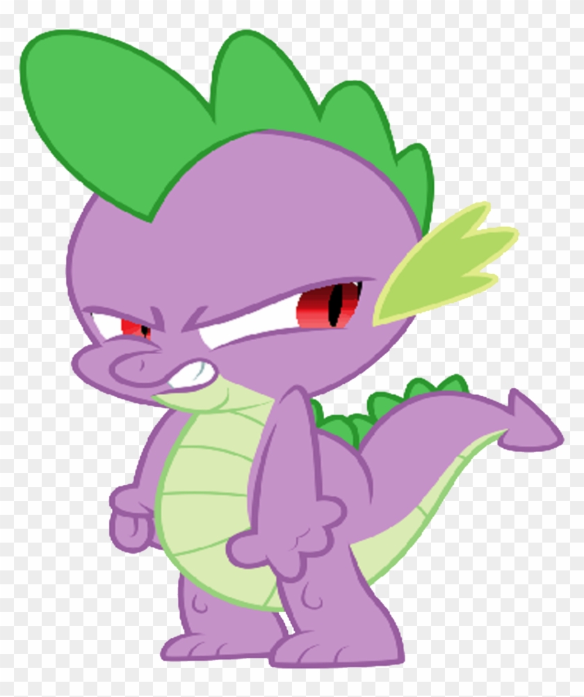 Evil Spike Vector By Awsomejosh13 - Mlp Spike Angry #1149944