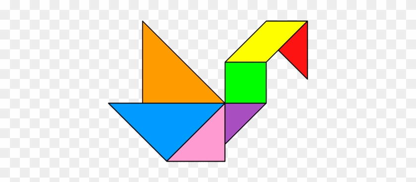 Providing Teachers And Pupils With Tangram Puzzle Activities - Tangram Puzzle Swan #1149952