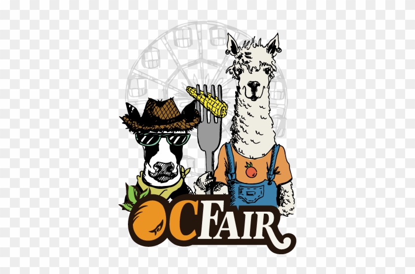 18 Ocf Homepage Cow Llama - Orange County Fair #1150027