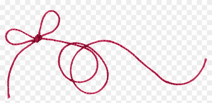 Twine String Red Thread Of Fate Clip Art - String Clipart #1150166