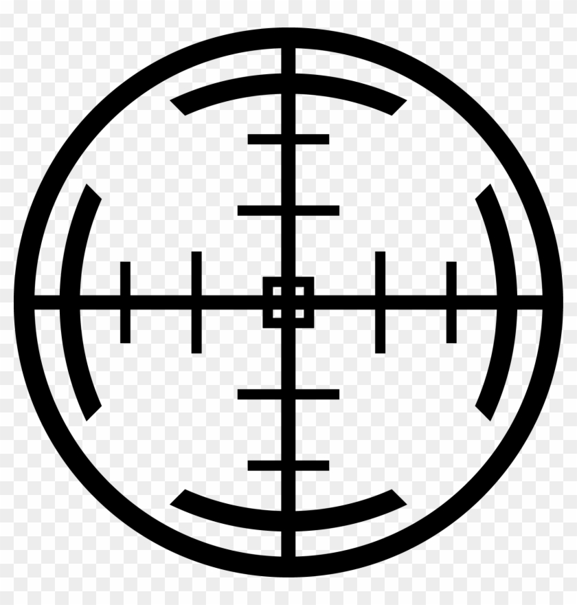 Circle Scalable Vector Graphics Icon - Crosshair Icon #1150199