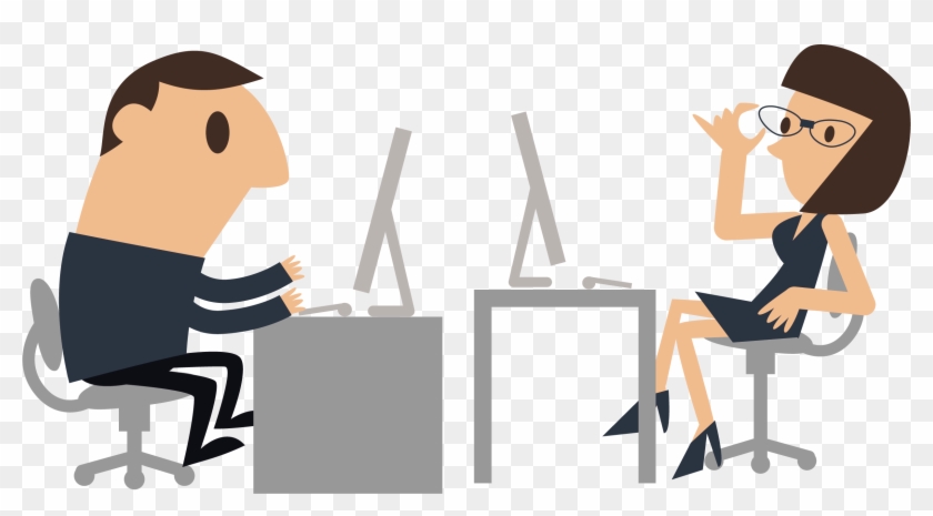 Cartoon Business Job Clip Art - ทำงาน พนักงาน Png #1150207