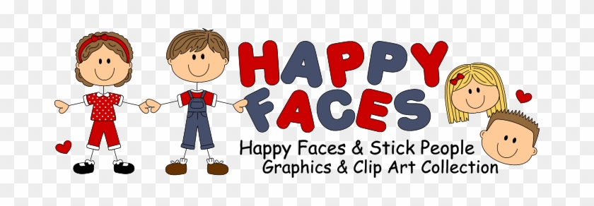 Happy Faces Stick Figure People Pets Graphics And Clip - Stick People Clip Art #1150227