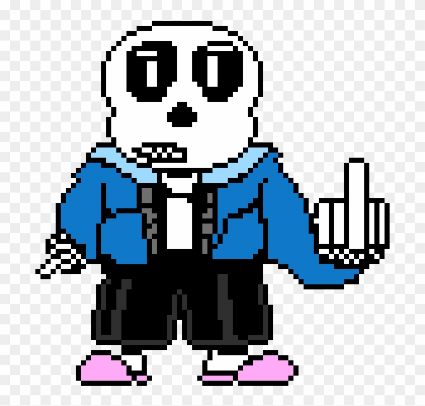 Sans Middle Finger - Sprite Sans #1150305