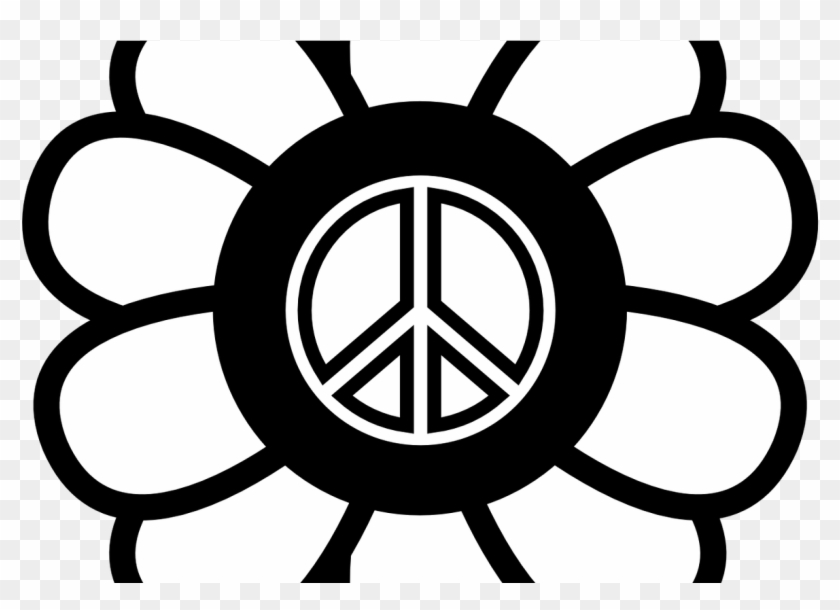 Signs Ray Oak Band 100 Cotton T Shirts Wholesale Print - Flower Peace Sign Png #1150351